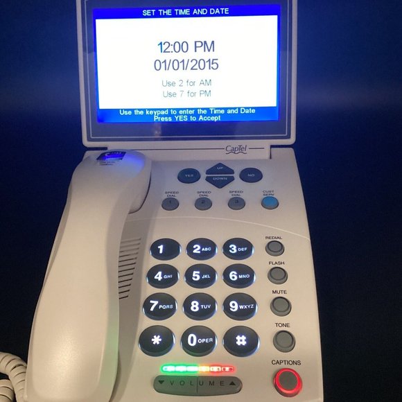 Ultratec CapTel 840 Telephone Real-Time Closed Captioned Hearing Impaired - Picture 16 of 16